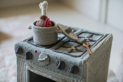 Bawełniana kuchenka Lorena Canals Kosz do zabawy