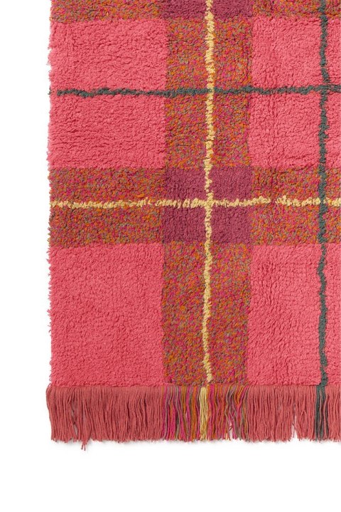 Dywan Tartan 90×120 cm - Vintage Red Wouf Wouf, Lorena Canals