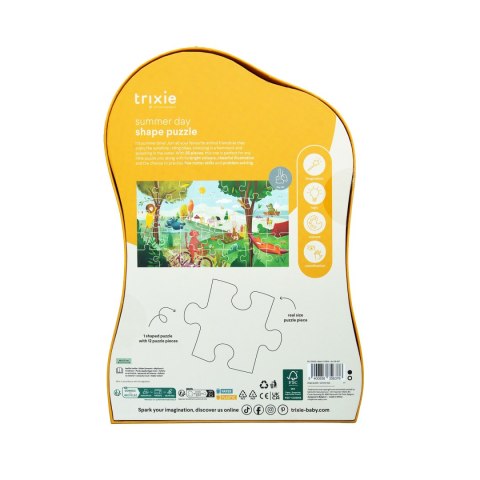 Puzzle Kształtów - Letni Dzień Trixie Baby