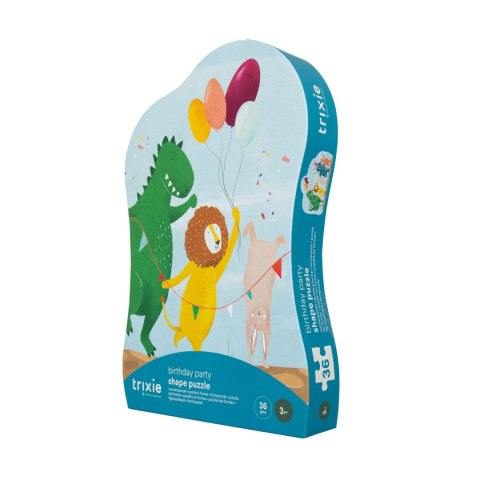 Puzzle Kształtów - Urodzinowa Zabawa Trixie Baby