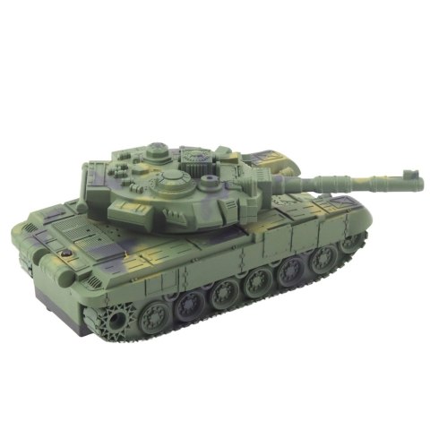 Czołg Wojskowy T90 Zdalnie Sterowany RC Światła Dźwięki Zielony 1:18