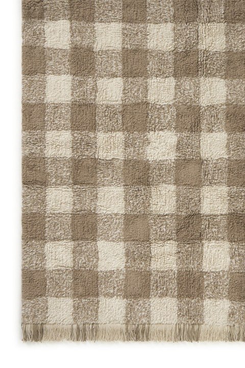 Dywan Bawełniany Vichy Marron 90 × 120 cm, Swan Lake, Lorena Canals