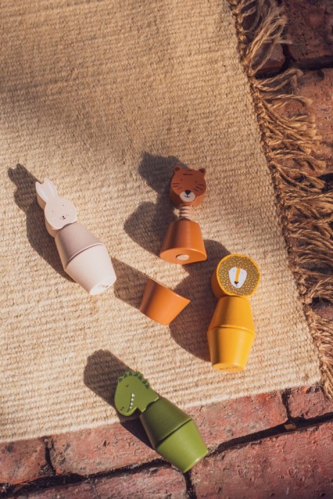 Drewniane zwierzątka skręcane figurki - Trixie Baby