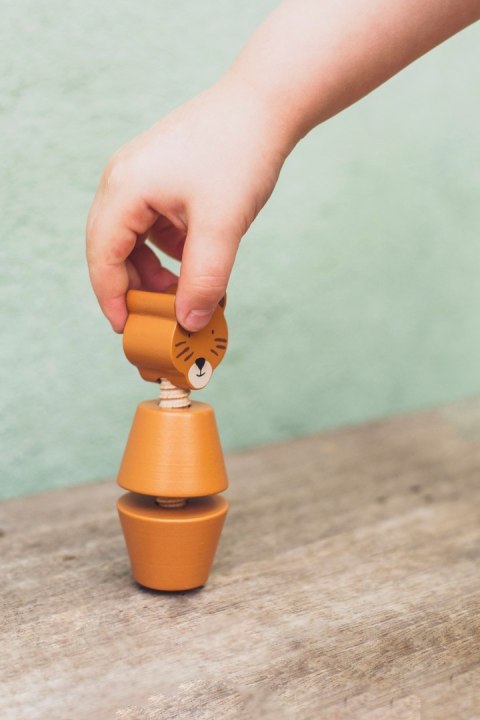 Drewniane zwierzątka skręcane figurki - Trixie Baby