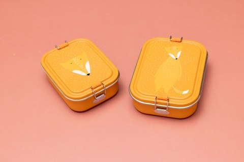 Duży stalowy lunch box - Lis Trixie Baby