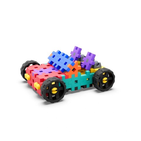 MELI Basic Tech+ 130 el.- klocki konstrukcyjne z kółkami i osiami