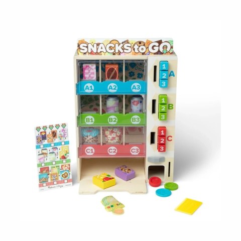 Melissa & Doug Automat do Przekąsek - zabawkowy vending dla dzieci 3+