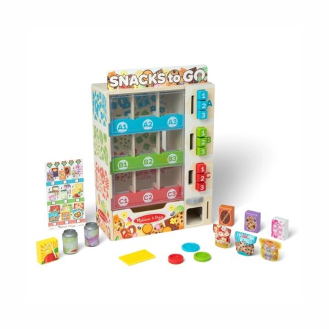 Melissa & Doug Automat do Przekąsek - zabawkowy vending dla dzieci 3+