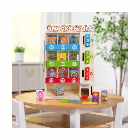 Melissa & Doug Automat do Przekąsek - zabawkowy vending dla dzieci 3+