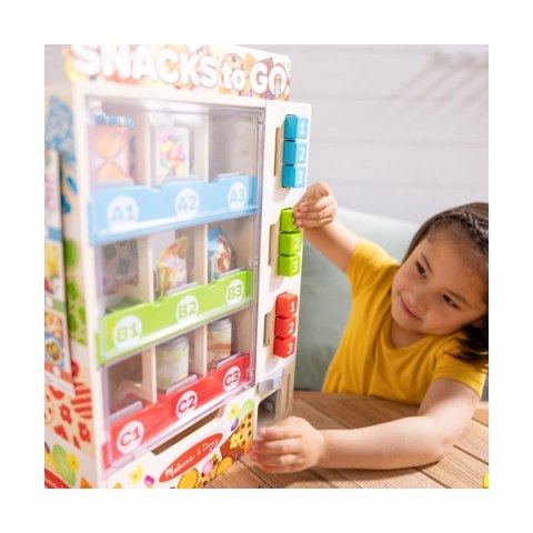 Melissa & Doug Automat do Przekąsek - zabawkowy vending dla dzieci 3+
