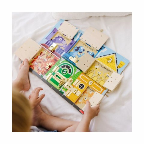Melissa & Doug Tablica zamki i zabezpieczenia - motoryczna zabawka 3+