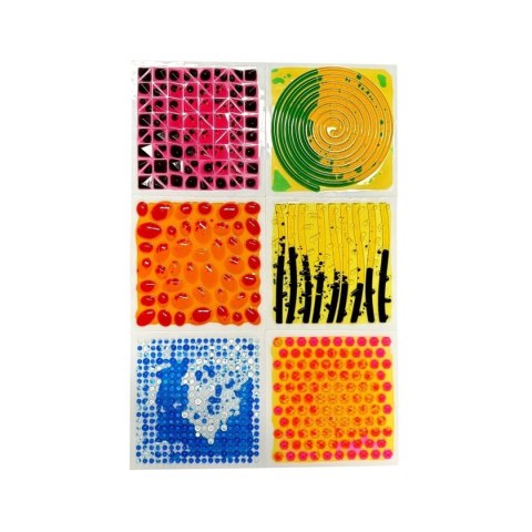 Ścieżka sensoryczna teksturowa płynna Tullo - 6szt.