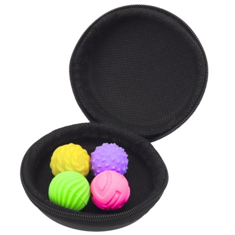 Magnetyczne Silikonowe Piłki Antystresowe W Etui Kolorowe 2,5 cm 4 el.