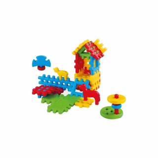 Marioinex Mały Domek 31 el. - klocki waflowe dla dzieci 2+