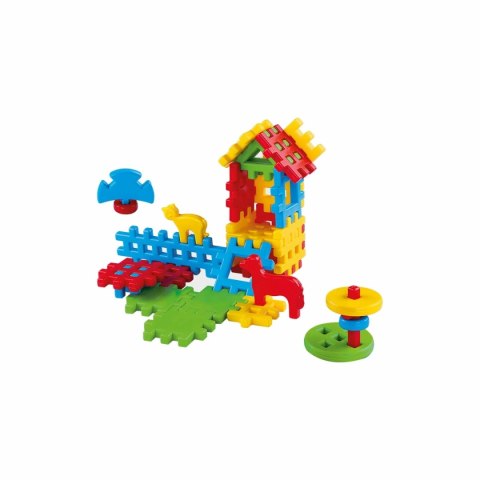 Marioinex Mały Domek 31 el. - klocki waflowe dla dzieci 2+