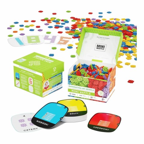 Marioinex Mini Waffle Matematyka na Wesoło EDU 444 el. dla dzieci 2+