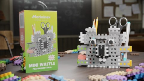 Marioinex Mini Waffle Przybornik Koala 70 el. - organizer z klocków 6+