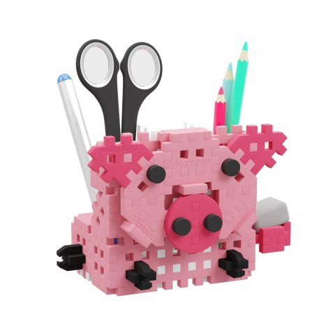 Marioinex Mini Waffle Przybornik Świnka - klocki 70 el. 3+