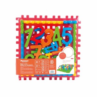 Marioinex Świat Cyfr 39 el. - klocki Waffle z cyframi 2+