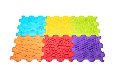 Soft BiBi Sensory Mats 6 el. — maty sensoryczne od 6 miesięcy