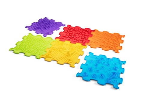 Soft BiBi Sensory Mats 6 el. — maty sensoryczne od 6 miesięcy