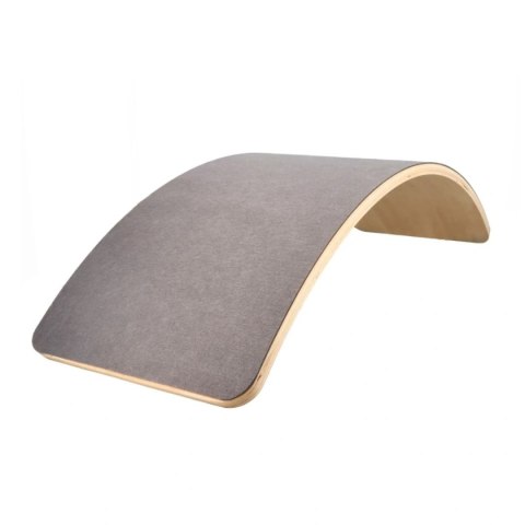 AdamToys deska balansująca półksiężyc - drewniana z filcem 3+