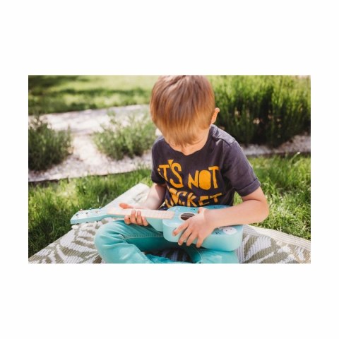 AdamToys - drewniana gitara - zwierzęta - 6 strun nylonowych 3+