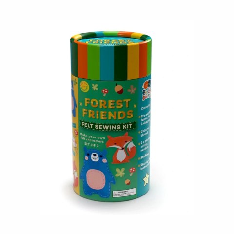 Barney&Buddy - zestaw kreatywny do szycia DIY - leśne zwierzątka