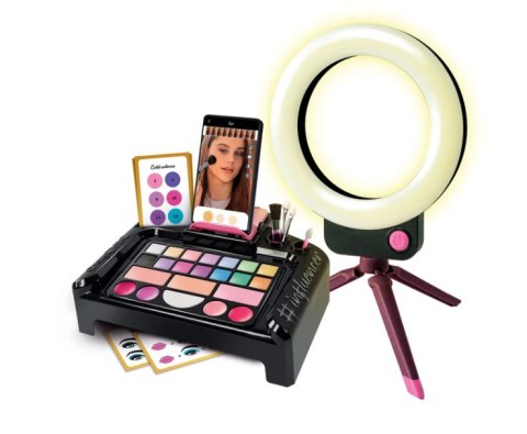 Crazy Chic Zestaw do Makijażu Studio Make Up Uchwyt na Telefon Clementoni 16653