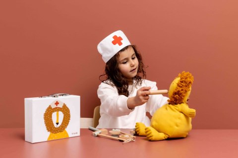 Drewniany zestaw małego lekarza Trixie Baby