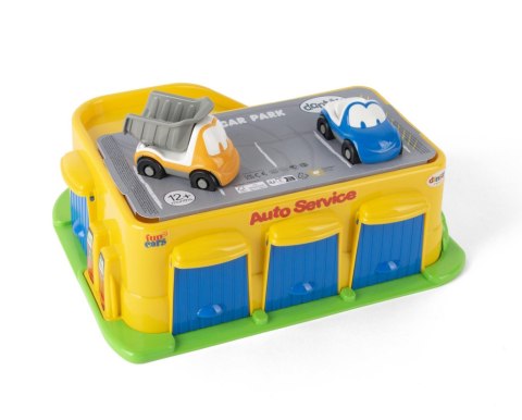 Garaż Auto Serwis & Car Park z 2 autami DANTOY 12+