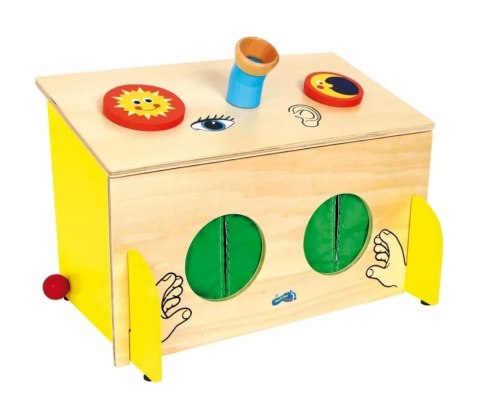 Legler Zgadywanka w pudełku - drewniana zabawka sensoryczna 3+