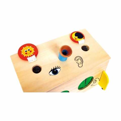 Legler Zgadywanka w pudełku - drewniana zabawka sensoryczna 3+