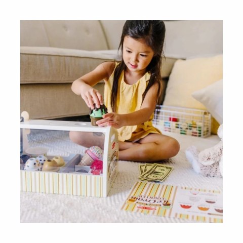 Melissa & Doug Lodziarnia - drewniany sklep z lodami dla dzieci 3+