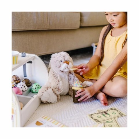 Melissa & Doug Lodziarnia - drewniany sklep z lodami dla dzieci 3+