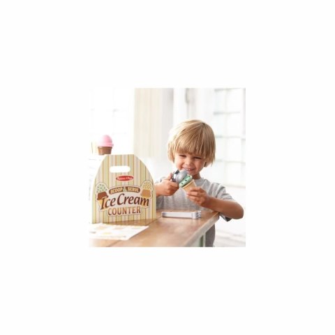 Melissa & Doug Lodziarnia - drewniany sklep z lodami dla dzieci 3+