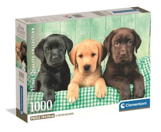 Puzzle 1000 HQC TRZY LABRADORY Clementoni 39946