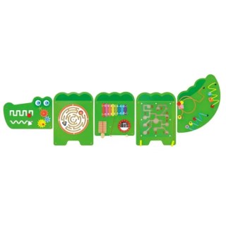 Viga Toys panel ścienny krokodyl XL — tablica sensoryczna 18m+