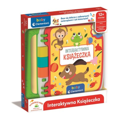 Interaktywna Książeczka Zwierzęta Język Polski Clementoni 50388