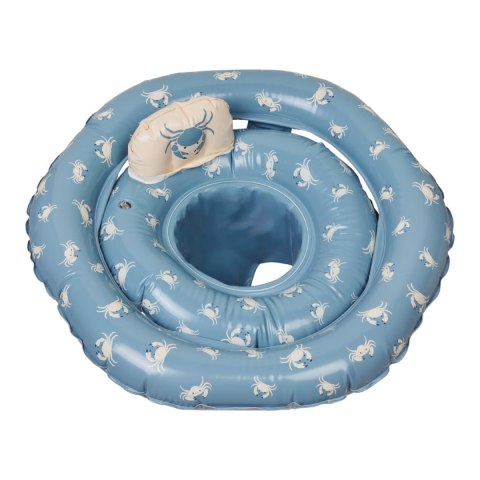Koło do pływania Baby Blue Craby z siedziskiem
