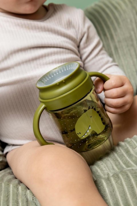 Kubek treningowy-niekapek 360° z uchwytami - Dinozaur Trixie Baby