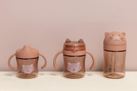 Kubek treningowy-niekapek 360° z uchwytami - Lew Trixie Baby