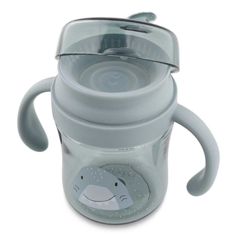 Kubek treningowy-niekapek 360° z uchwytami - Rekin Trixie Baby