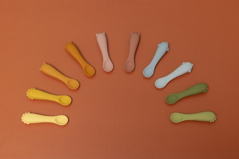 Pierwsze łyżeczki dla niemowląt do nauki samodzielnego jedzenia 2 szt - Kot Trixie Baby