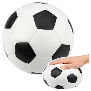 Piłka Nożna Piankowa Miękka Do Rzucania Kopania Czarno-Biała 20cm