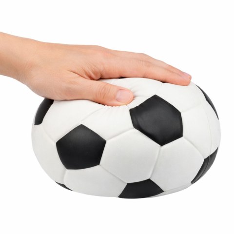 Piłka Nożna Piankowa Miękka Do Rzucania Kopania Czarno-Biała 20cm