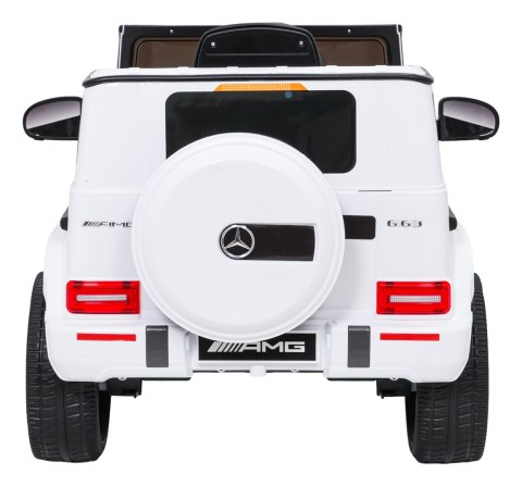 Pojazd Mercedes G63 AMG LIFT Biały