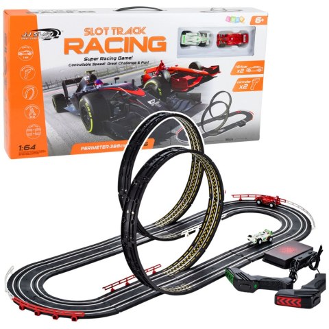 Tor Wyścigowy Zdalnie Sterowany RC Dla Dwóch Osób 1:64 388cm