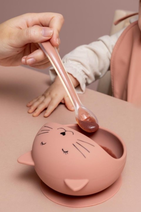 Zestaw 3 łyżeczek do karmienia 4m+ - Kot Trixie Baby