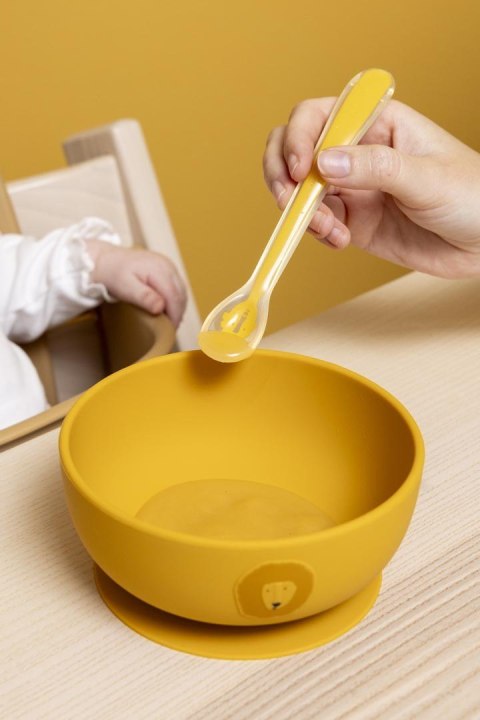 Zestaw 3 łyżeczek do karmienia 4m+ - Lew Trixie Baby